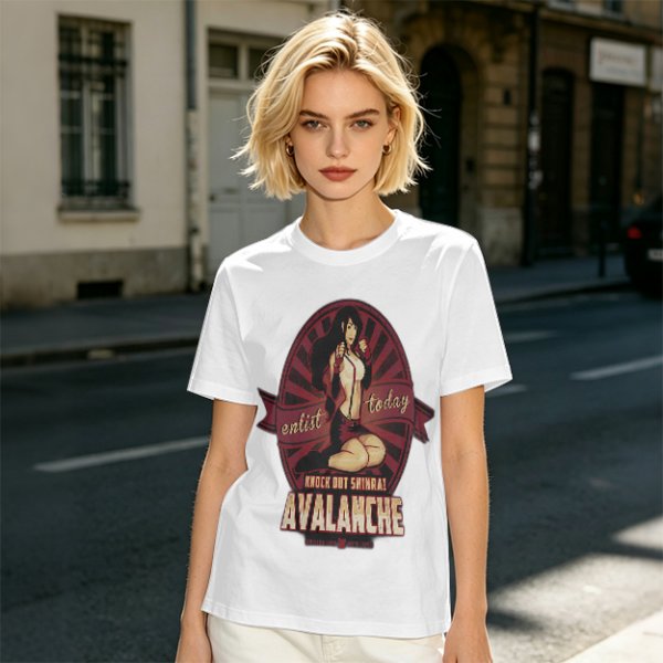 Avalanche Enlist Today Knock Out Shinra Graphic T-Shirt