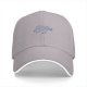 Black baseball cap with embroidered sloth holding a branch