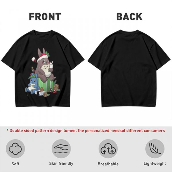 Christmas Totoro and Friends Graphic Tee
