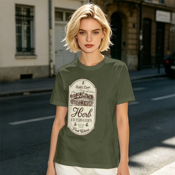 Herb Ertlinger's Fruit Wines Schitt's Creek Themed T-Shirt