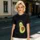 Olive T-Shirt With Astronaut Avocado Monster Print