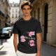 Olive T-Shirt With Cute Axolotl Relaxalotl Graphic Print