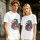 Spirited Away anime graphic olive green short sleeve t-shirt