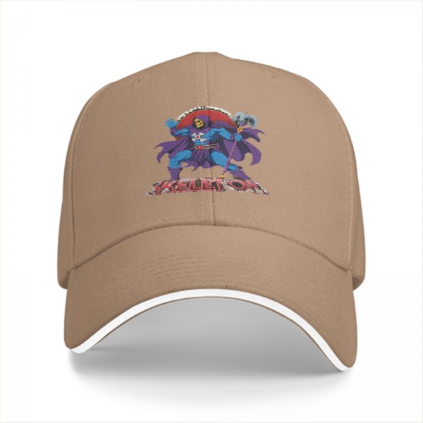 Black Baseball Cap Featuring Skeletor from Masters of the Universe