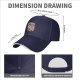 Black baseball cap with spooky drink graphic and Japanese text