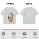 Olive T-Shirt with Kawaii Ramen Monster Bowl Graphic