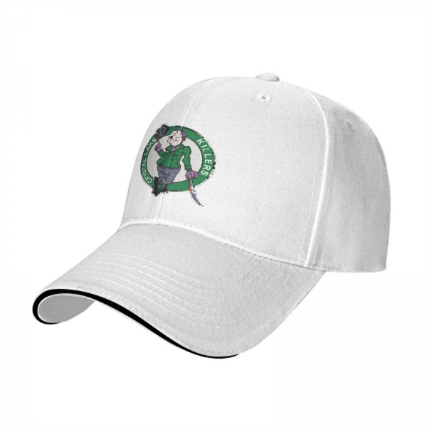 Crystal Lake Killers Horror Graphic Black Baseball Cap