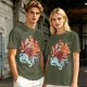 Avatar Aang Element Bending Graphic T-Shirt