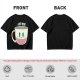 Olive Graphic Tee With Angry Coffee Cup I Need More Print