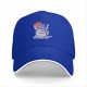 Black Baseball Cap With Raccoon I Love Trash Graphic