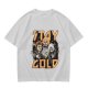 Olive Graphic T-Shirt with Stay Gold Rock Band Artwork