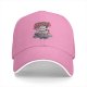 Black baseball cap with sailing cat graphic and 'Sailing in this sea of idiots' text