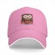 Black baseball cap with sushi heart graphic and text