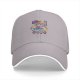 Black baseball cap with Sailor Moon inspired cat graphic print