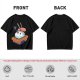 Olive T-Shirt With Sad Sushi Character Saying Thanks Chef Print