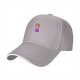 Black Baseball Cap with Lego Girl Minifigure Graphic