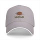 Black baseball cap with Ludo Guardian Friend of the Rocks print