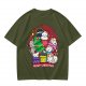 Meowy Christmas Cat Holiday Graphic T-Shirt