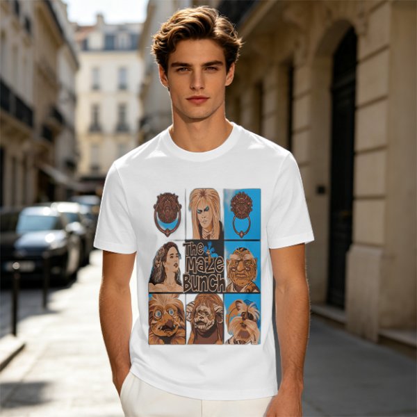 The Maze Bunch Labyrinth Character Graphic T-Shirt