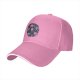 Black Baseball Cap with Cute Chibi Fantasy Character Print