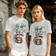 Olive green t-shirt with 'Just Here for the Snacks' and raccoon graphic