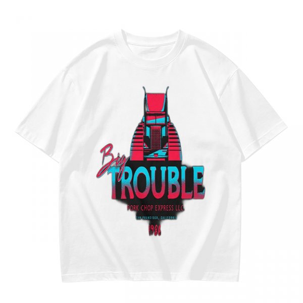 Big Trouble Pork Chop Express 1988 Graphic T-Shirt Design