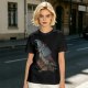Owl Wizard With Spell Book Graphic Tee