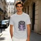 Olive t-shirt with cute book dragon reading design