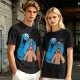 Olive T-shirt with Cookie Monster covering gingerbread man’s eyes