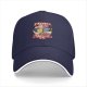 Black baseball cap with Kitten Nuggets cartoon cat graphic