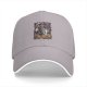 Black Baseball Cap With Yu-Gi-Oh! Style Wizard Card Art Print