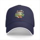 Forever Tired Cartoon Coffee Mug Graphic Black Baseball Cap