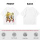 Olive T-Shirt with Cartoon Taco and Beer Graphic