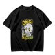 Olive T-Shirt With Funny Skull 'OMG Oh My Guac!' Print