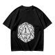 Olive T-Shirt With D20 Nat 1 Critical Fail Print