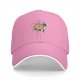 Black baseball cap with retro sun character and 'SHINE' graphic