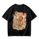Giant Hot Dog Monster Destroying City Graphic T-Shirt