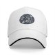 Black Baseball Cap With Dinosaur Fossil Archaeological Print