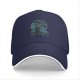 Black Baseball Cap With Water Tribe Themed Anime Graphic