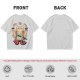 Olive T-Shirt With Cat Sushi Chef Juggling Sushi Print