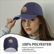 Black Baseball Cap With Anime Straw Hat And Sunflower Print