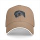 Black Baseball Cap With Monster Face Graphic Design
