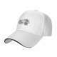 Black Baseball Cap With Cute Cats Eating Pizza Design