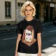 Olive T-Shirt With Cute Smores Character Graphic Print