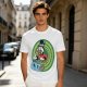 Olive T-Shirt Featuring Scrooge McDuck with Money Bags and Coins