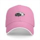 Black Baseball Cap With Cute Sleepy Cat Graphic Design