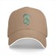 Black Baseball Cap With Kodama Forest Spirit Graphic Print
