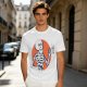 Olive Skeleton Holding Coffee Mug Graphic T-Shirt