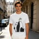 Olive T-Shirt With Panda Balancing Ramen Bowl Print