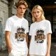 Olive Cat Lover T-Shirt With 'I Was Normal 3 Cats Ago' Print
